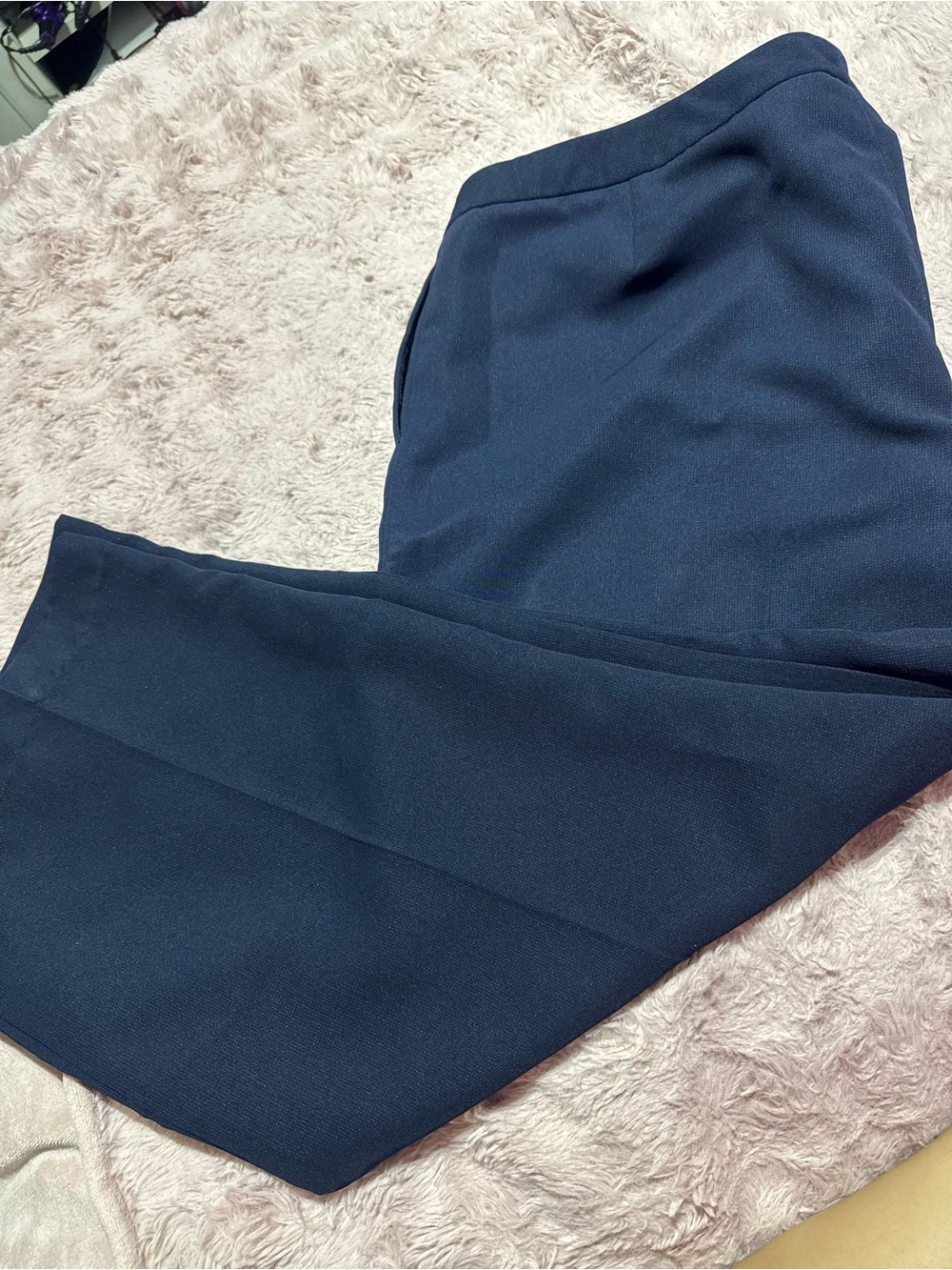 Womens Classic Navy Dress Pants Size 18